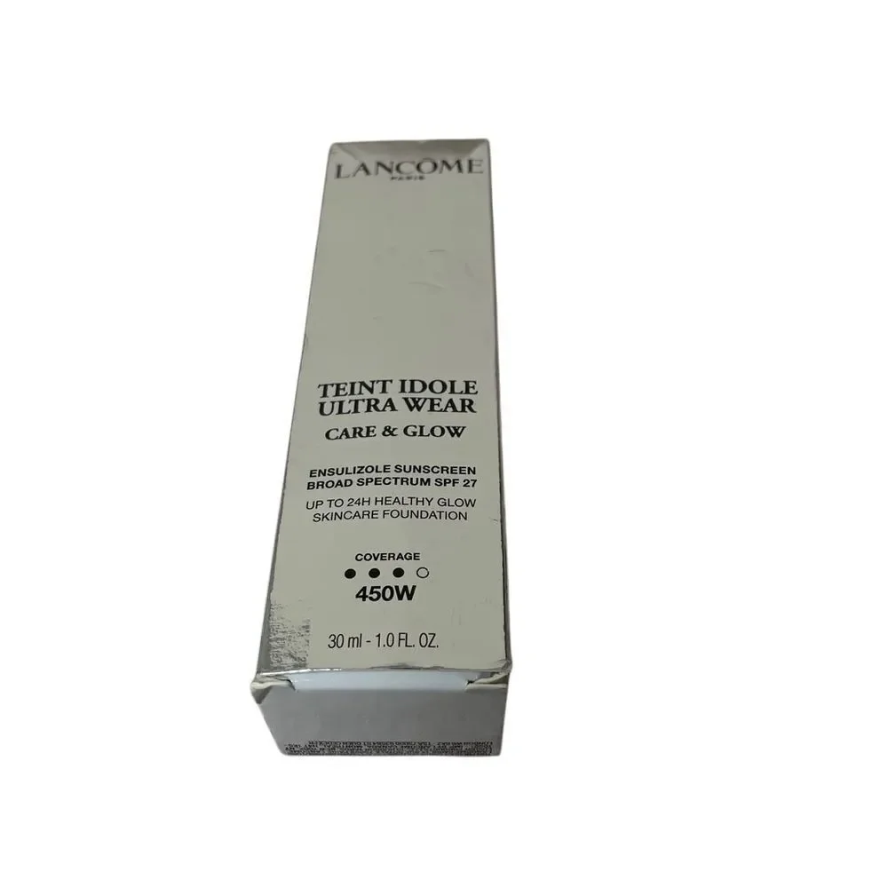 Lancôme 450W Teint Idole Ultra Wear Care & Glow Foundation SPF 27 1 oz‎